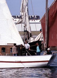 Strand Hugg et son skipper à Douarnenez 2004